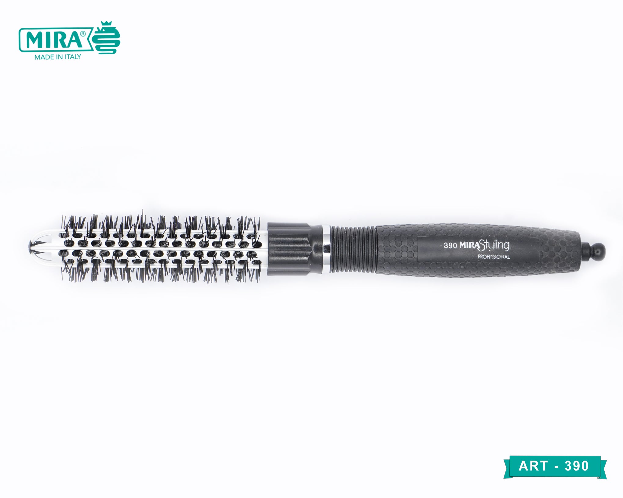 MIRA Hair Brush Aluminum Small (For Blow Drying) 